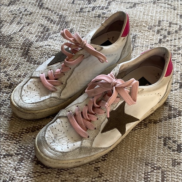 golden goose ball star pink